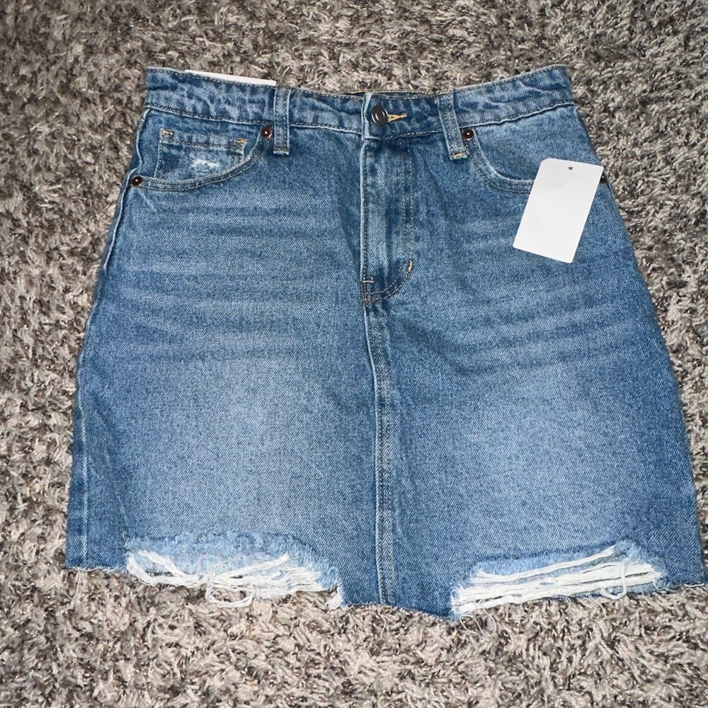 BP denim mini skirt